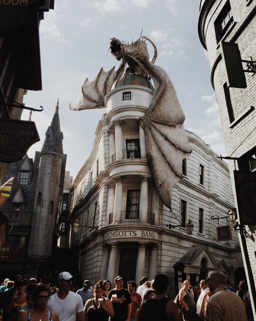 Dragon and Gringotts Bank