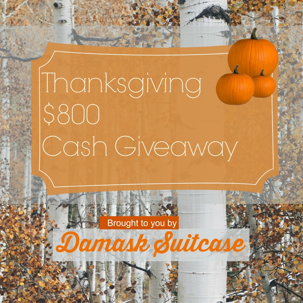 Thanksgiving Giveaway!